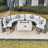 Payten 8 Person Sectional Seating Group With Cushions