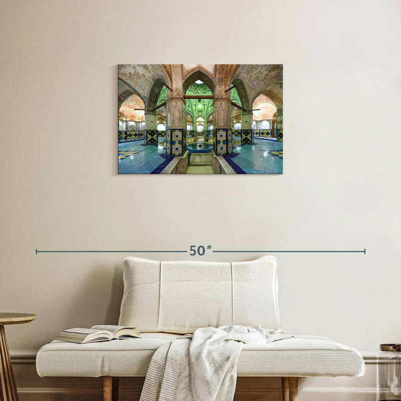 Lilie Sultan Amir Ahmad Bathhouse, H 20 po x l 30 po