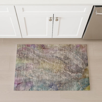 Machine Washable Indoor/Outdoor Efimenko ACN2307 Abstract Rug