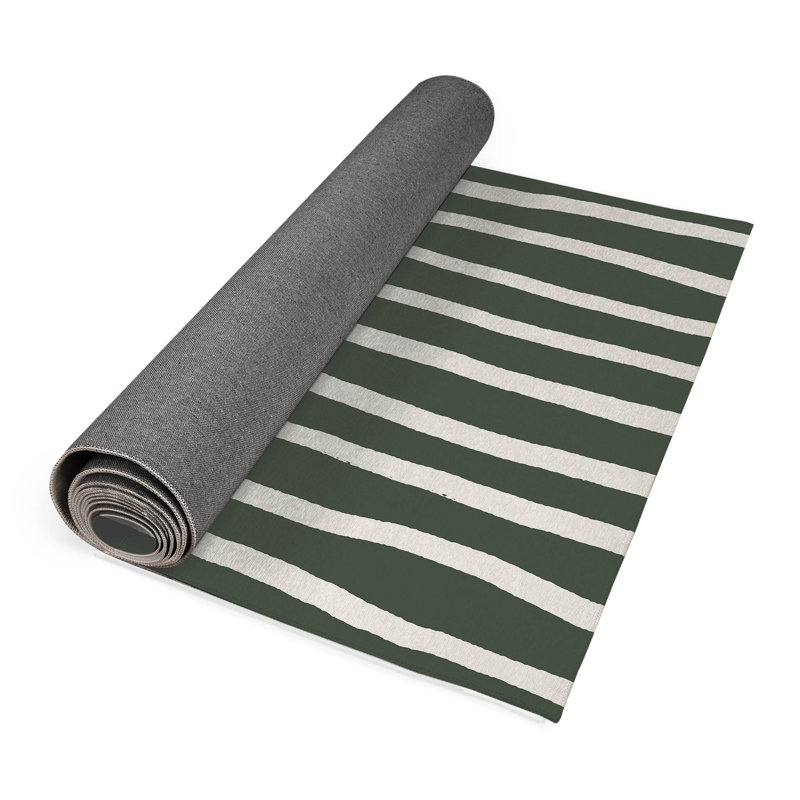 Spinal Row Non-Slip Outdoor Rug, Runner 2'6" x 8'