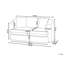 HUSBY 2 Seater Boucle Sofa-129392517