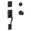 Addison Handleset with Single Cylinder Deadbolt and Plymouth Door Knob and Rosette-880879615-880912528-880913183