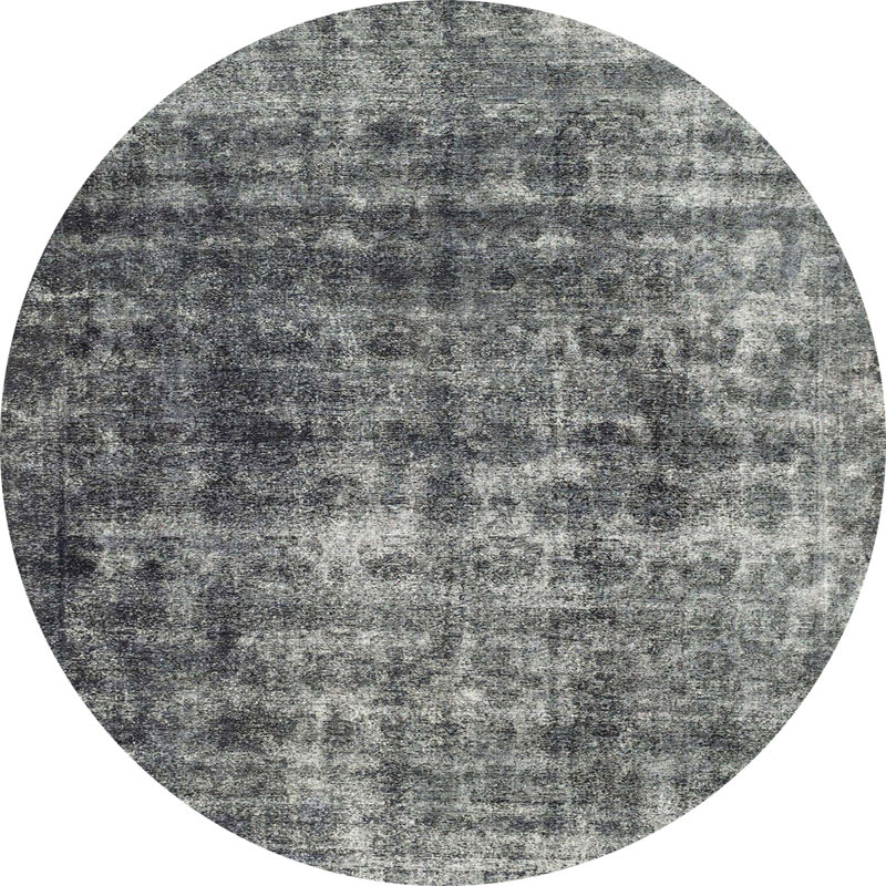 Abstract Indoor Rug, Round 3'