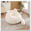 Fauteuil à billes en fausse fourrure avec coussin de queue en forme de chat-636307773