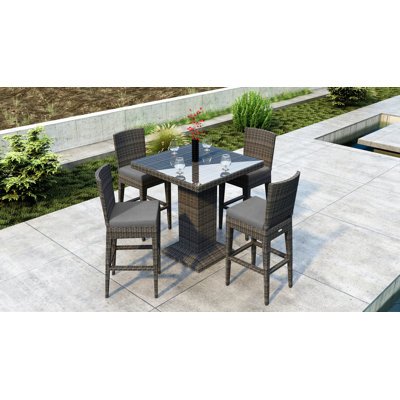 Ballu 4 - Person Patio Dining Set with Square Table