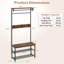 Freestanding 6 - Hook Coat Rack