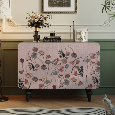 French-style solid wood entrance cabinet