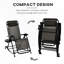 Chaise berçante d'extérieur pliable Grey Gravity Lounge