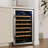 EdgeStar Single Zone 19.375'' Freestanding 44 Bottle Wine Refrigerator with Reversible Door
