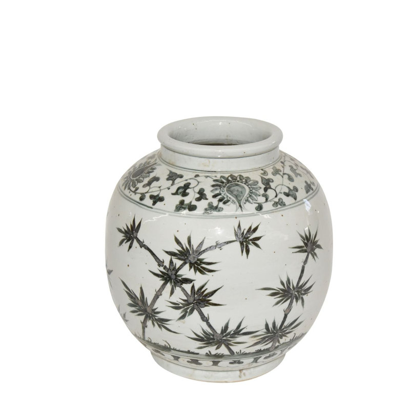 Porcelaine à fleurs 15 po H