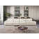 Latitude Run® Upholstered Two-color Chenille Fabric Modular Sofa Couch ...