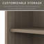 Ensemble de bureau d'ordinateur en L 4 pièces Shelonda-1158051311