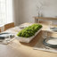 Moss Arrangement In Wood Dough Bowl