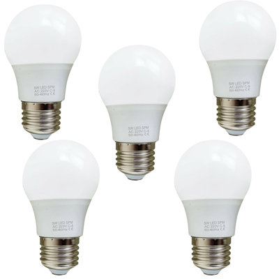 A60 Globe LED E27 12W Bulb 5PK