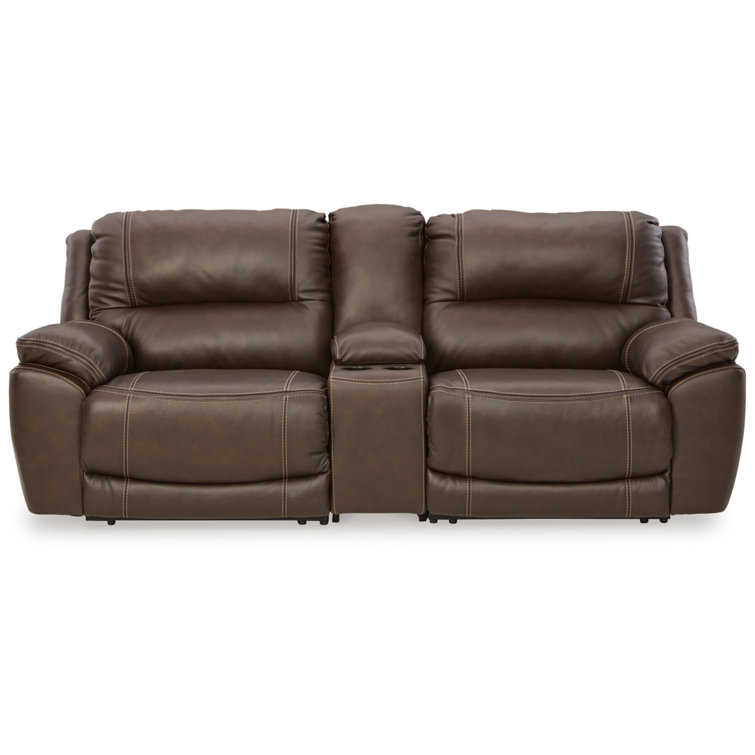 Dunleith 99'' Upholstered Power Reclining Loveseat
