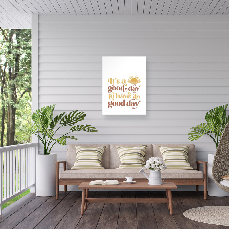 «Ologic Good Day No2 »sur impression sur toile, H 19 po x l 14 po