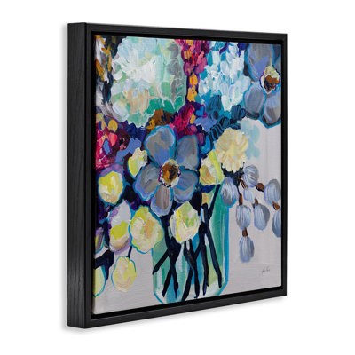 Affectionate Flower Bouquet Floating Frame, design by Jeanette Vertentes