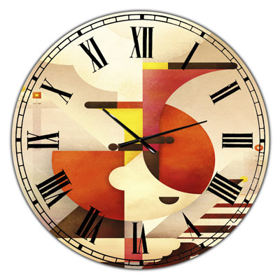 All That Jazz - Grande horloge murale Mid-Century