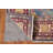 Light Blue Kazak Geometric Area Rug
