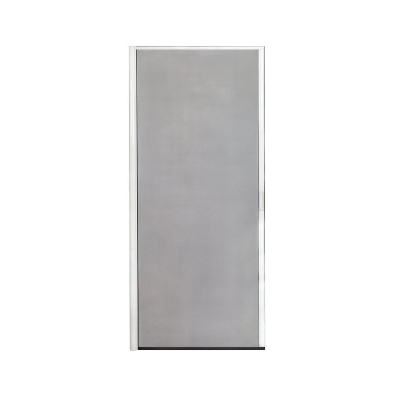 Écran rétractable pour porte simple, Blanc, H 96 po x l 38 po