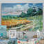 Scenery Road Wheat Field - Print on Canvas-958270287-958270276