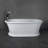 67" x 32" Freestanding Soaking Solid Surface Bathtub