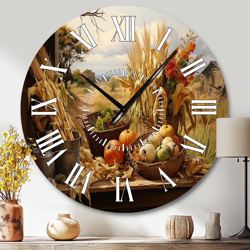 Horloge murale «African Harvest Abundance III», Grand