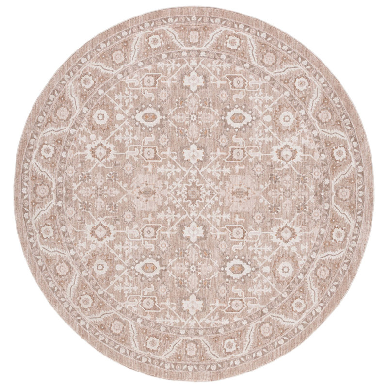 Aldercy Performance Oriental Rug, Round 6'3"