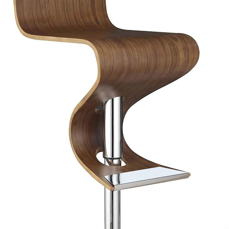 S-Shaped Adjustable Bar Stool