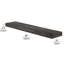 Tablette de support cachée 48 pouces, bibliothèque flottante pour décoration murale, salon et bureau, épaisseur de 2,5 po, 1pc-1106656933-1088482161