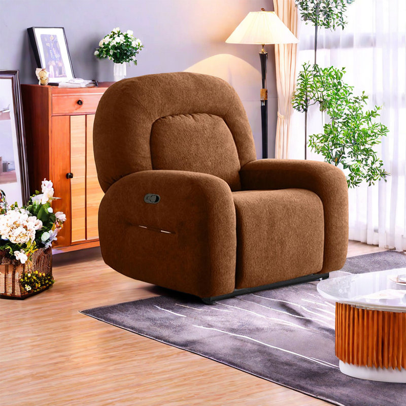 Fauteuil inclinable Taigan, Brun