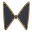 Frates Butterfly Wall Mounted Wall Mirror-46558059