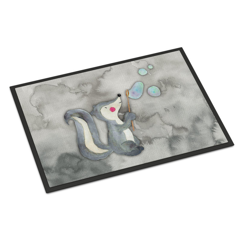 Finbar Non-Slip Outdoor Doormat, 0.25" H x 27" W x 18" D