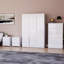 Taniesha 4 Piece Bedroom Set (2 Drawer Bedside Chest X2, 5 Drawer Chest, 3 Door 2 Drawer Wardrobe), (100% FSC)-469825971
