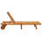 Prshant 80" Long Acacia Single chaise with Cushions-1284122903-1278428802