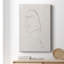 Portrait croquis II - peinture sur toile tendue-1194217051