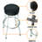  THE JAM TARGET BAR STOOL SEAT BLK/CHRM
