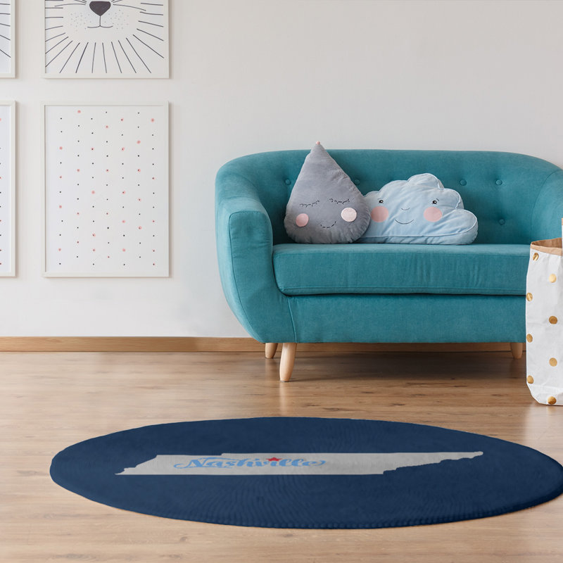 Tapis de l’de la nashville sports, Rond 5 pi