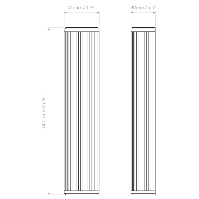 Versailles 600 3000K Phase Dimmable, Bronze, 971 Lumens, 2700 Kelvins
