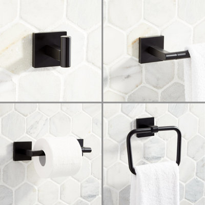 Hibiscus 4 - Piece Bathroom Hardware Set
