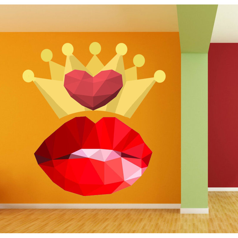 Wall Decal, 46" H x 50" W