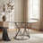 Yuko Round Glass Dining Table