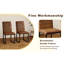 Ensemble de 2 chaises de bureau / salle à manger en polyuréthane de qualité supérieure avec mousse haute densité, pieds en fer robuste (galvanoplastie / peinture en aérosol), plusieurs couleurs. Assemblage facile. W1151134524-1899036775-1899036768