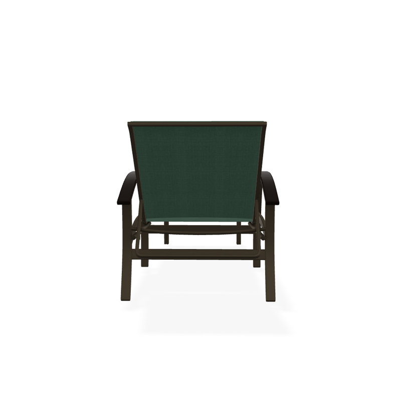 Belle Isle Outdoor Chaise Lounge, Textured Beachwood, Forest Forest Green 22D Sunbrella®, Kona P10