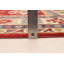 Tapis rouge foncé Malechi Gazni 5 pi 10 po x 9 pi 4 po