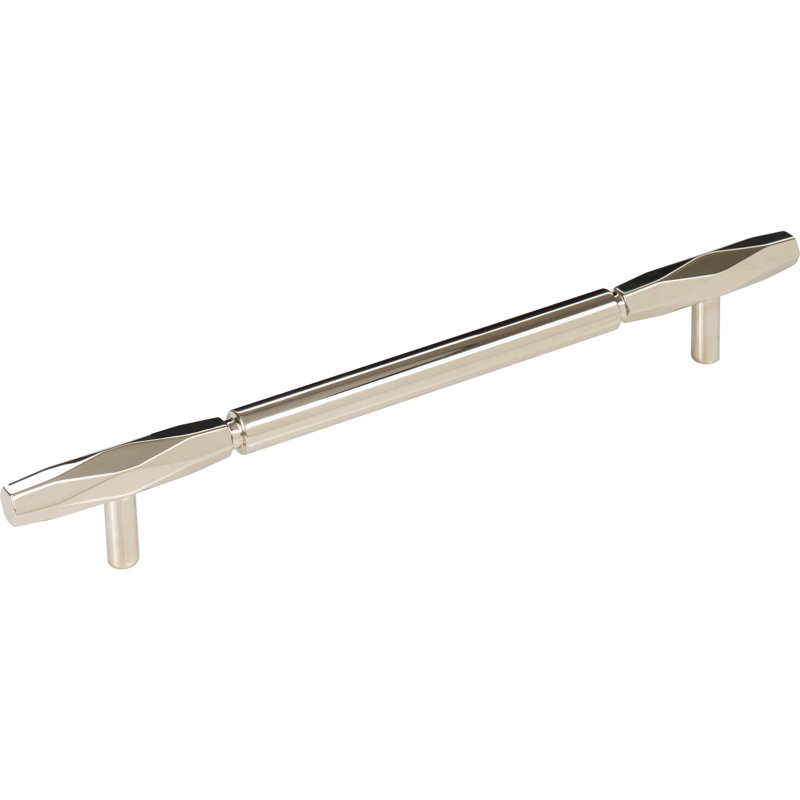 Kingsmill Bar Pull, Polished Nickel, 7 9/16" Center to Center
