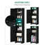 Tall Bathroom Cabinet with Lights, Slim Bathroom Storage Unit with 2 Doors and Adjustable Shelves, Narrow Storage Unit for Small Spaces-1037525659-1028369513