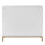 42" Fleur Textured Finished Hall Chest in Milky Mushroom with Soft Gold Base