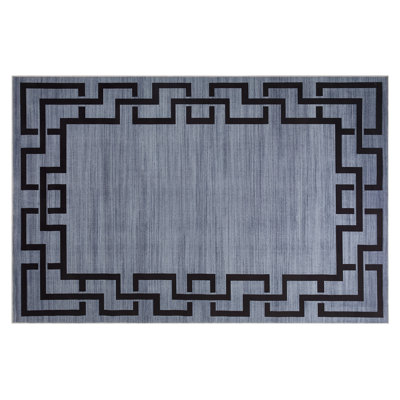 Oriental Machine Tufted Shag Area Rug