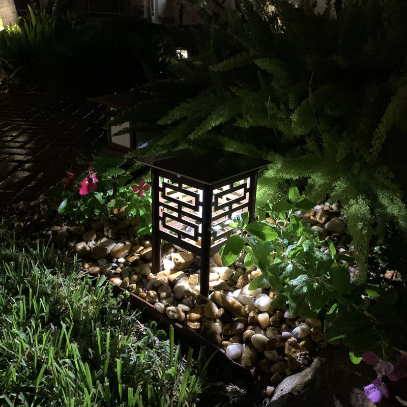 Low Voltage Integrated LED Metal Pathway Light, Brown